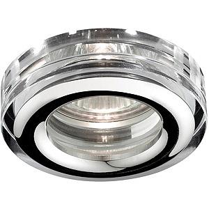 Светильник точечный ЭРА WR3 CH/SL  ЭРА влагозащищенный MR16,12V/220V, 50W  хром/серебро